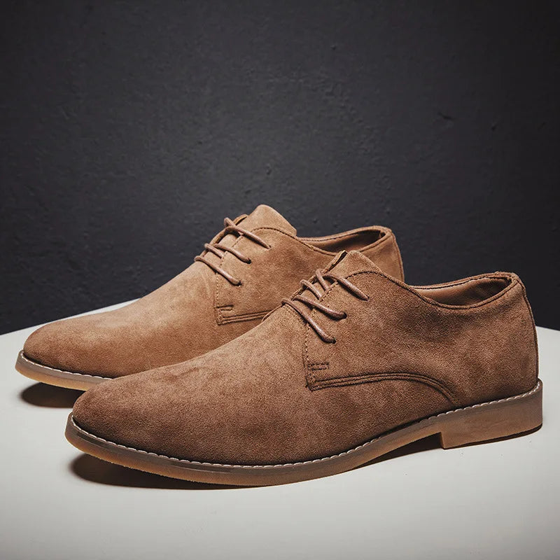 Herren-Anzugschuhe aus Wildleder Elegante und stilvolle Schuhe