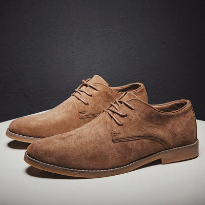 Herren-Anzugschuhe aus Wildleder Elegante und stilvolle Schuhe
