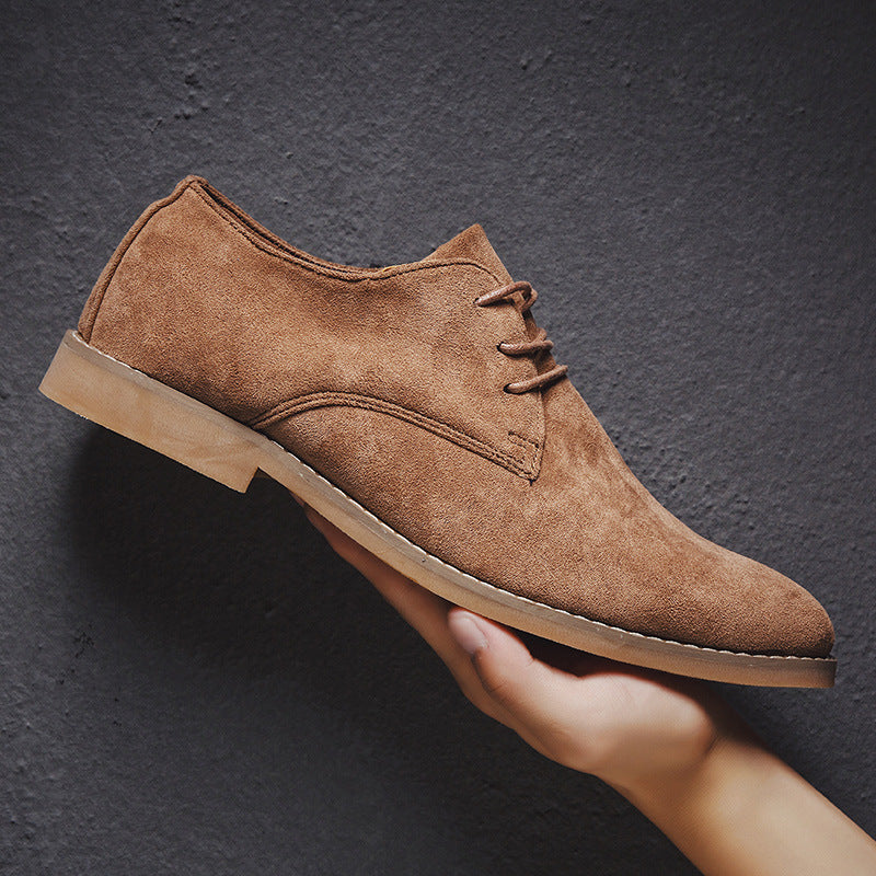 Herren-Anzugschuhe aus Wildleder Elegante und stilvolle Schuhe