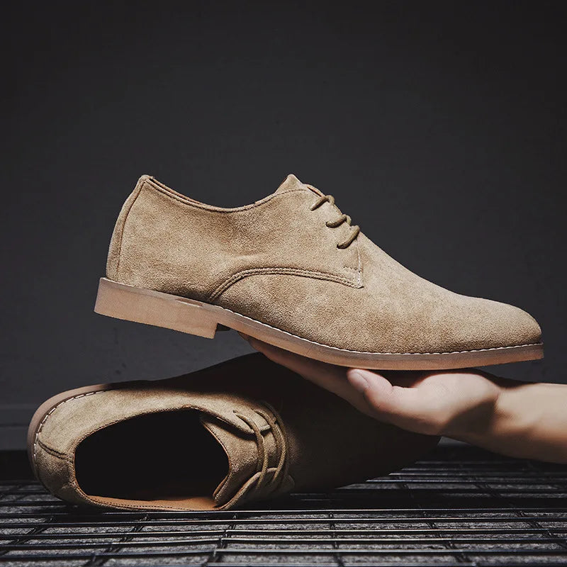 Herren-Anzugschuhe aus Wildleder Elegante und stilvolle Schuhe