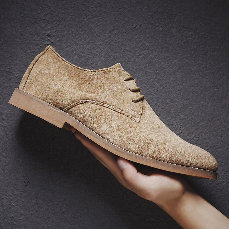 Herren-Anzugschuhe aus Wildleder Elegante und stilvolle Schuhe