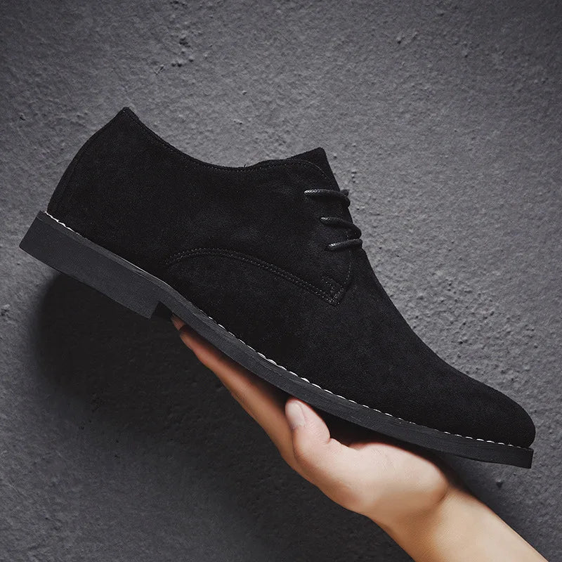 Herren-Anzugschuhe aus Wildleder Elegante und stilvolle Schuhe