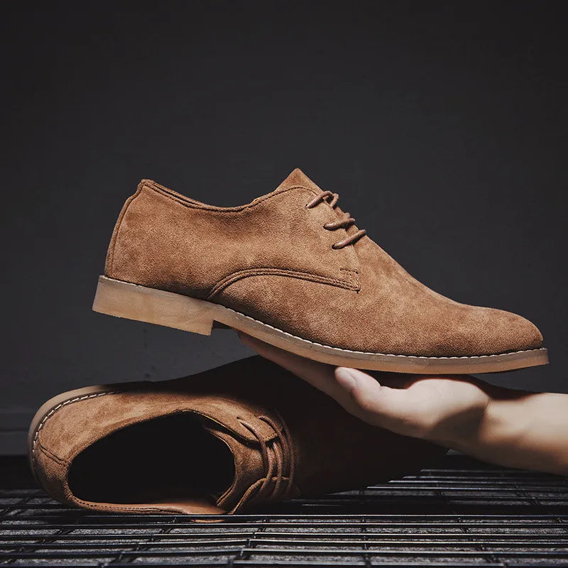 Herren-Anzugschuhe aus Wildleder Elegante und stilvolle Schuhe