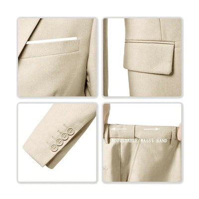 Brecken Eleganter 3-teiliger Anzug für Herren - zeitlose Raffinesse für jeden Anlass