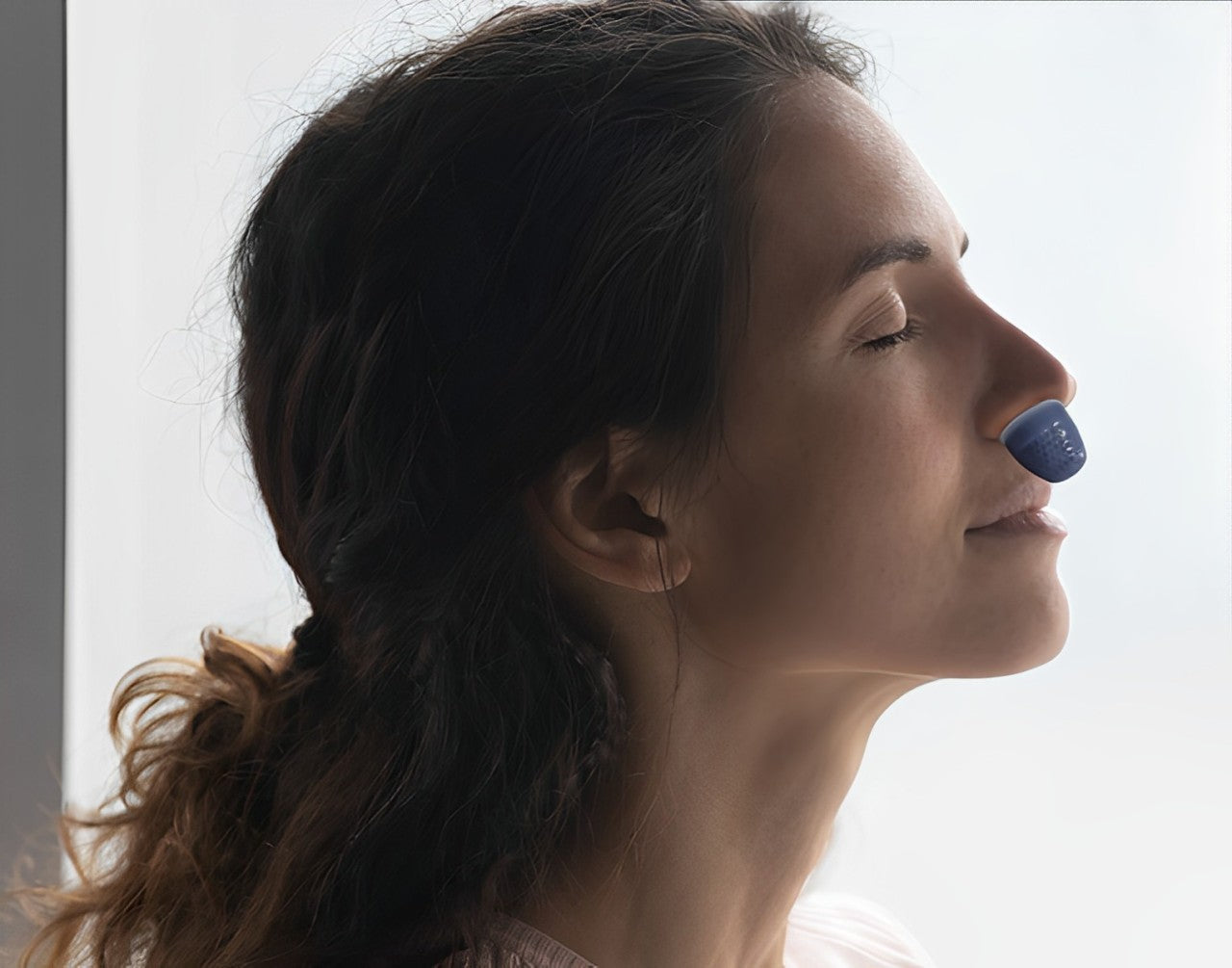 Micro CPAP-Gerät für Schlafapnoe - Tragbares Anti-Schnarch-Gerät ohne Maske, hellgrün und flüsterleise