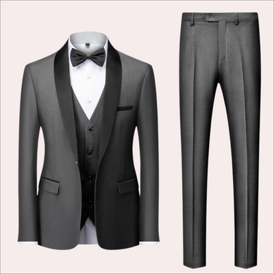 Zweiteiliger formeller Anzug für Männer - Blazer und Hose in schmaler Passform