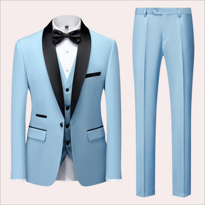 Zweiteiliger formeller Anzug für Männer - Blazer und Hose in schmaler Passform