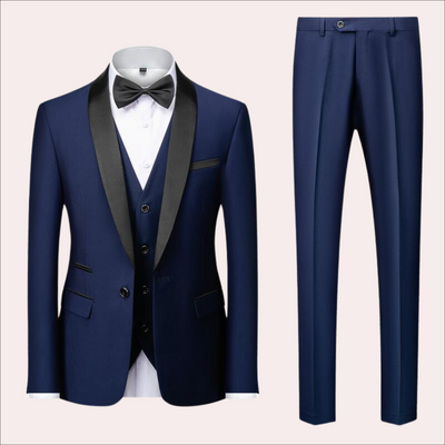 Zweiteiliger formeller Anzug für Männer - Blazer und Hose in schmaler Passform