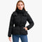 Wasserabweisende Pufferjacke mit Gürtel für Damen