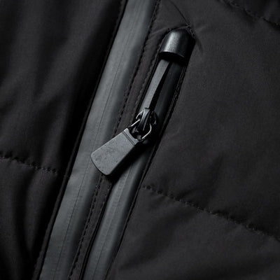 Wasserabweisende Pufferjacke mit Gürtel für Damen