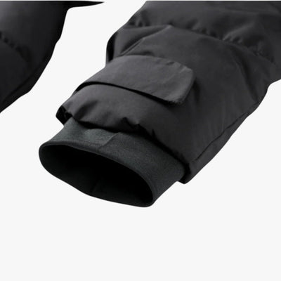 Wasserabweisende Pufferjacke mit Gürtel für Damen