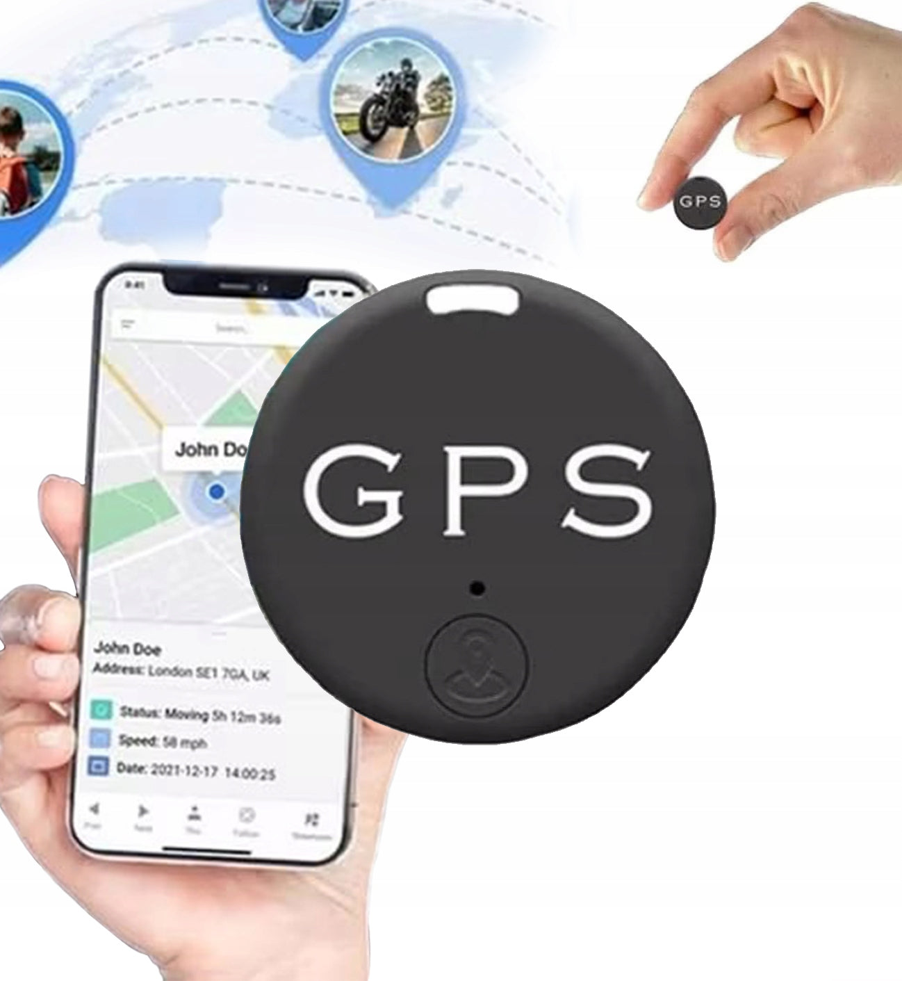 GPS Tracker Mini Magnetisches Echtzeitgerät