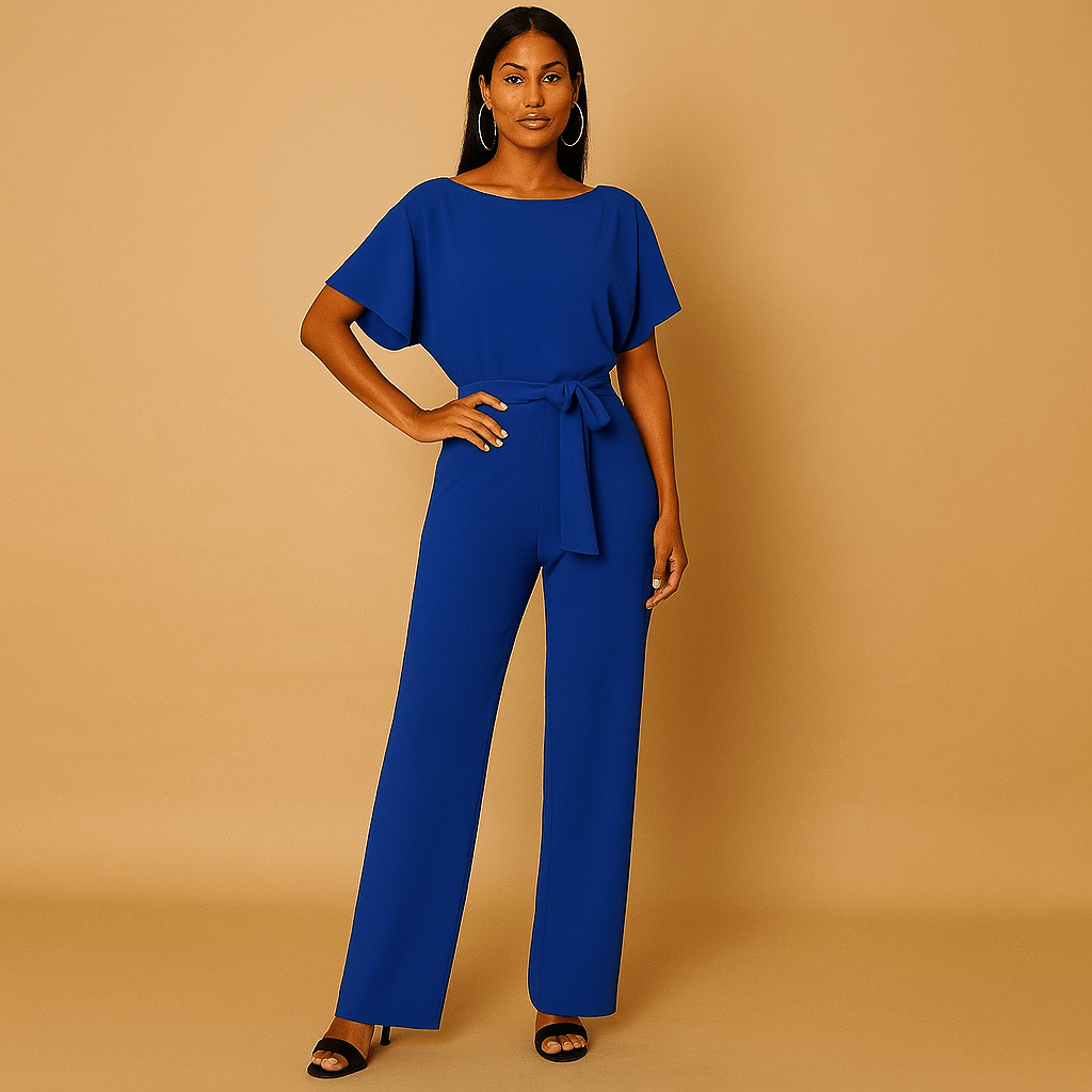Mira - Eleganter Jumpsuit für Frauen mit Bindegürtel