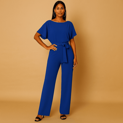 Mira - Eleganter Jumpsuit für Frauen mit Bindegürtel