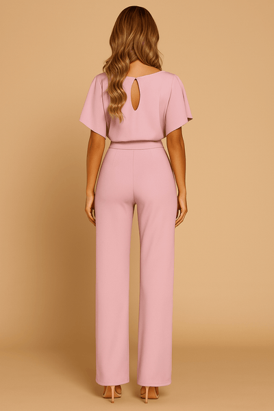 Mira - Eleganter Jumpsuit für Frauen mit Bindegürtel