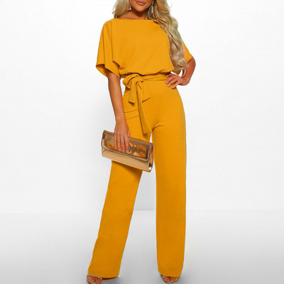Lässiger Jumpsuit mit Gürtel für Frauen