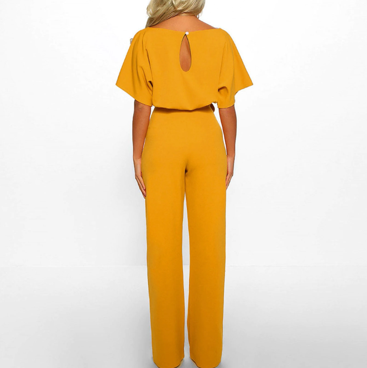 Lässiger Jumpsuit mit Gürtel für Frauen