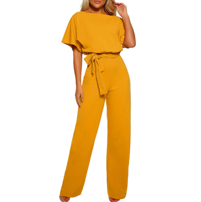 Lässiger Jumpsuit mit Gürtel für Frauen