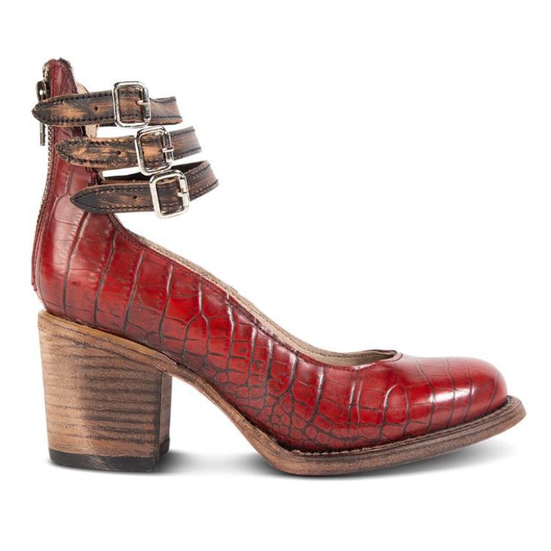 Stylische Pumps mit Knöchelriemen - Neda