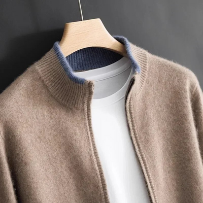 Klassische Strickjacke aus Wolle für Männer