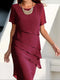 Nadine - plissiertes chiffonkleid