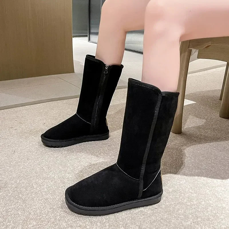 Warme Damen-Schneestiefel – Bequeme Winterstiefel mit weichem Futter