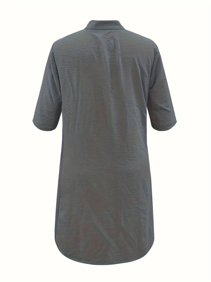 Nora - lässiges schlichtes midikleid für damen