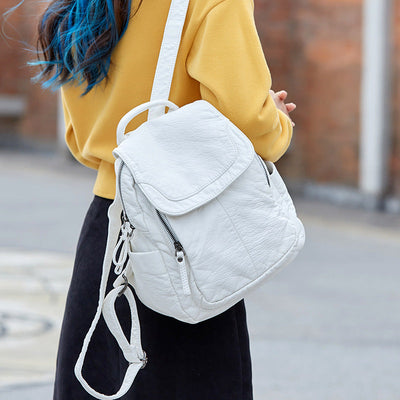 VogueStyle Rucksack – Modisch, Weiches Leder & Viel Stauraum