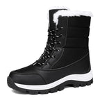 Wasserdichte Damen-Schneestiefel – isolierte Winterstiefel mit rutschfester Sohle