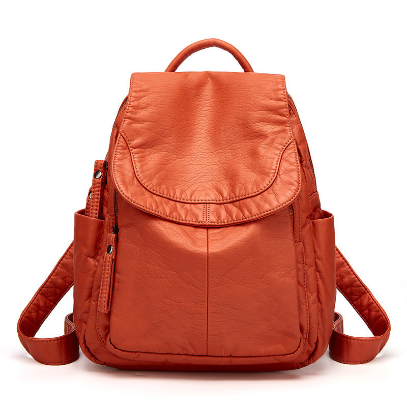 VogueStyle Rucksack – Modisch, Weiches Leder & Viel Stauraum