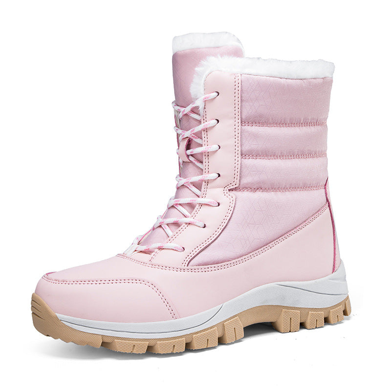 Wasserdichte Damen-Schneestiefel – isolierte Winterstiefel mit rutschfester Sohle