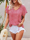 Boho Top Caitlin Damen mit Muster locker geschnitten modisch