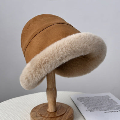 Damen Kuschelige und elegante Fellmütze