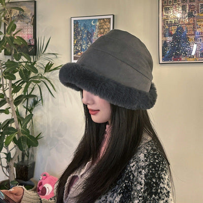 Damen Kuschelige und elegante Fellmütze