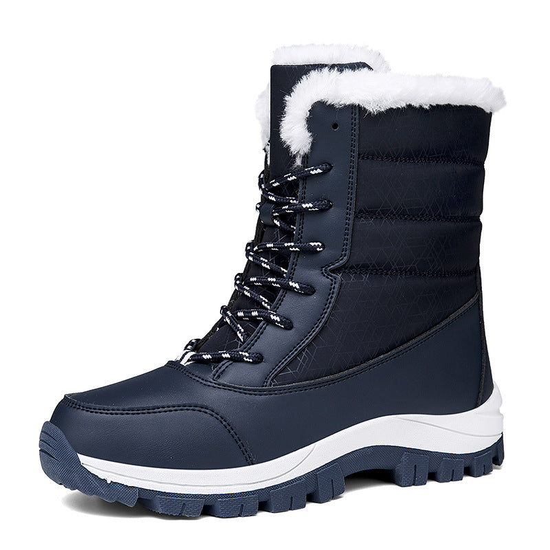 Wasserdichte Damen-Schneestiefel – isolierte Winterstiefel mit rutschfester Sohle
