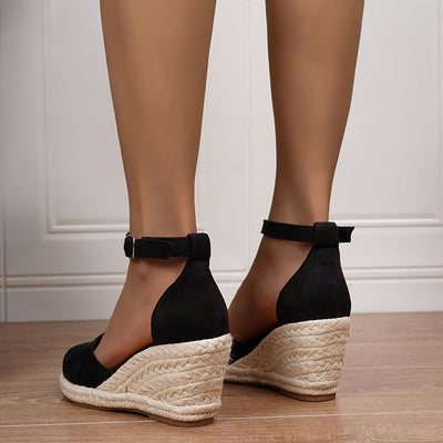 Elara - Flache Damensandalen mit Riemchen