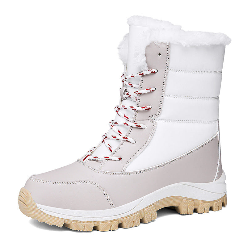Wasserdichte Damen-Schneestiefel – isolierte Winterstiefel mit rutschfester Sohle