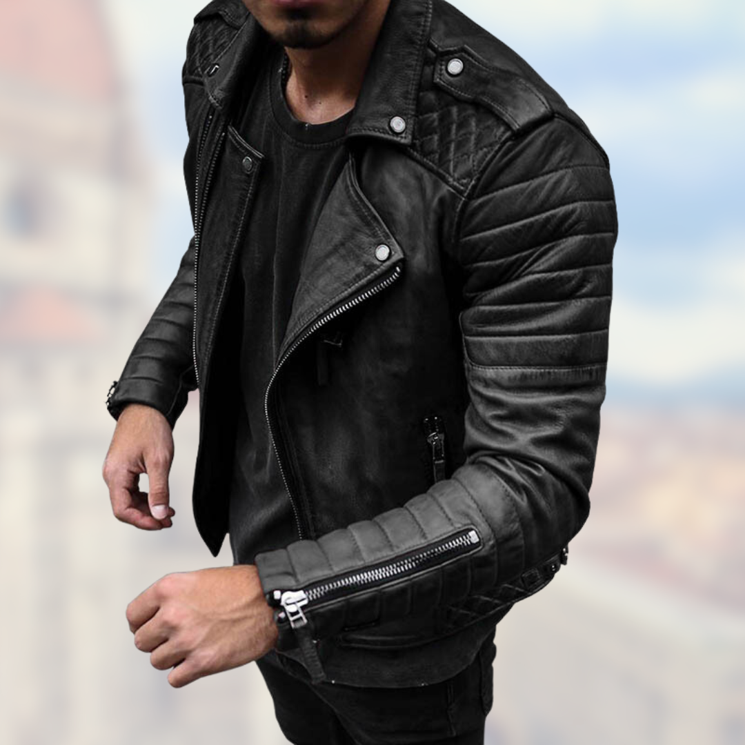 Vittorio Abito - Stylische Herrenjacke aus pflanzlich gegerbtem Leder