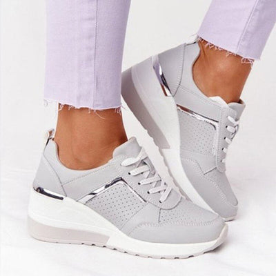 Damen-Sneaker mit Keilabsatz | Bequeme Plateauschuhe zum Laufen