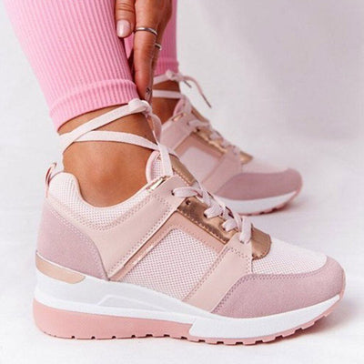 Damen-Sneaker mit Keilabsatz | Bequeme Plateauschuhe zum Laufen