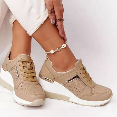 Damen-Sneaker mit Keilabsatz | Bequeme Plateauschuhe zum Laufen