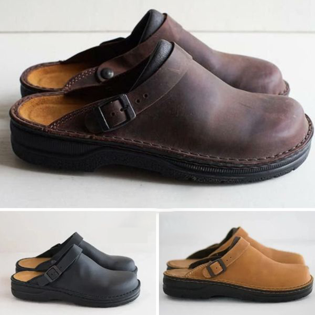 Orthopädische Clogs aus Leder