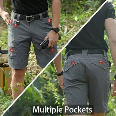 Alex - Shorts mit vielen Taschen + kostenloser Gürtel