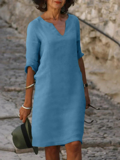 Josette | Elegantes Kleid mit V-Ausschnitt