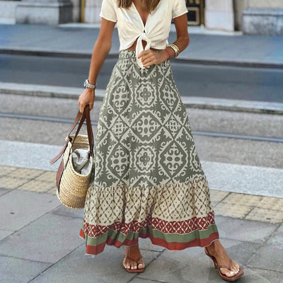 Aldara | Eleganter Boho Frauen Sommerrock für Frauen