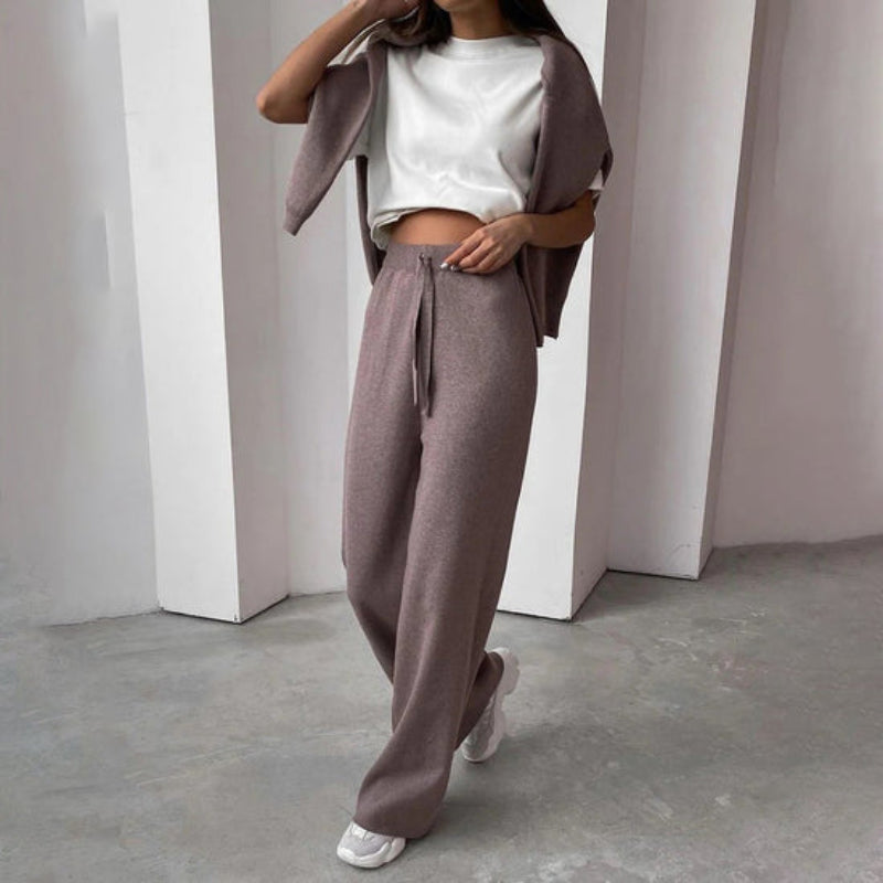 Elegantes Damen-Rollkragenpullover-Set – perfekt für den Alltag