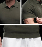 Elegantes Poloshirt aus Strick für Männer