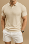 Riccardo - Elegantes Poloshirt aus Strick für Männer