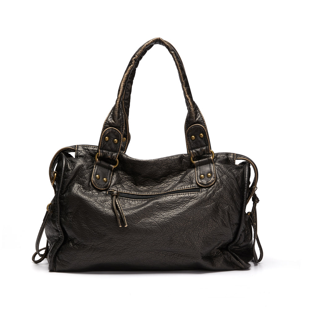 Schwarz Handtasche für die Schule - RACHEL
