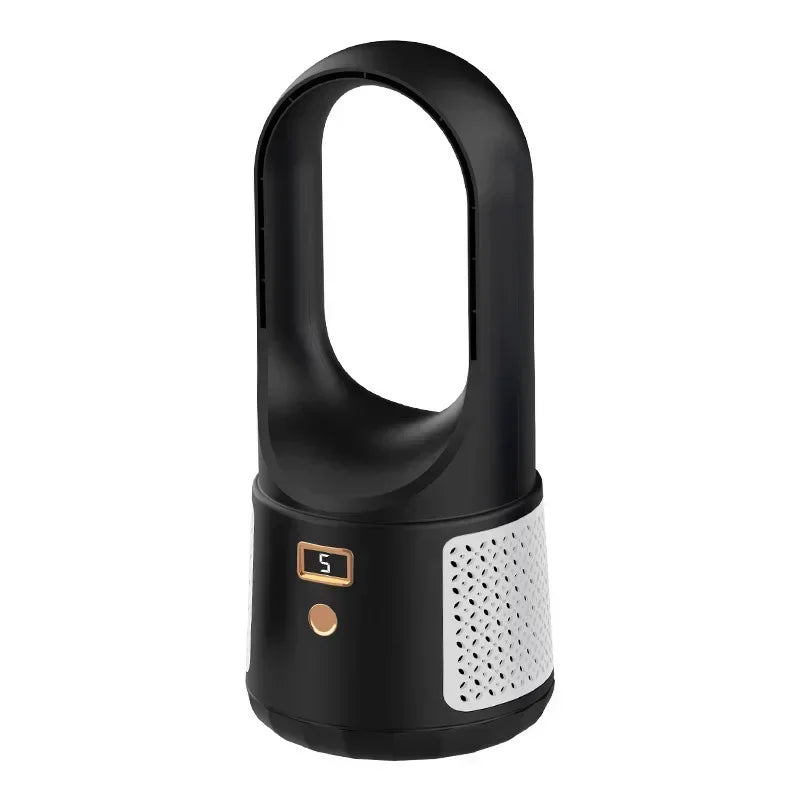 Bladeless Tischventilator – Leiser USB-Ventilator mit Akku für Schlafzimmer & Büro